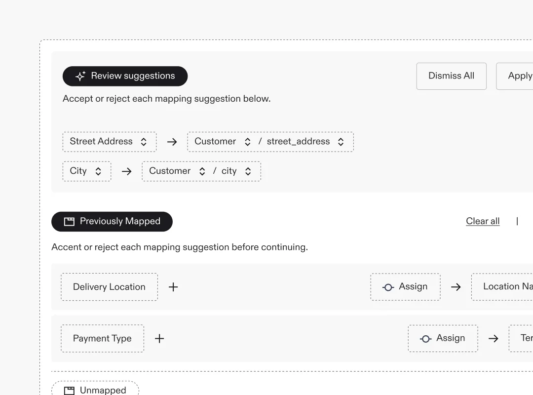 Data Mapping Product Mockup