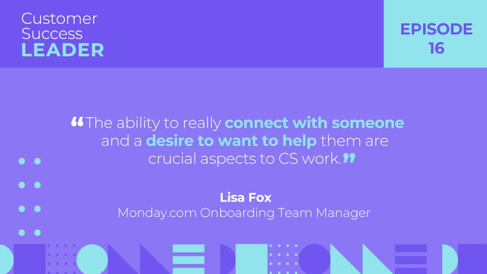 Podcast quote from Lisa Fox