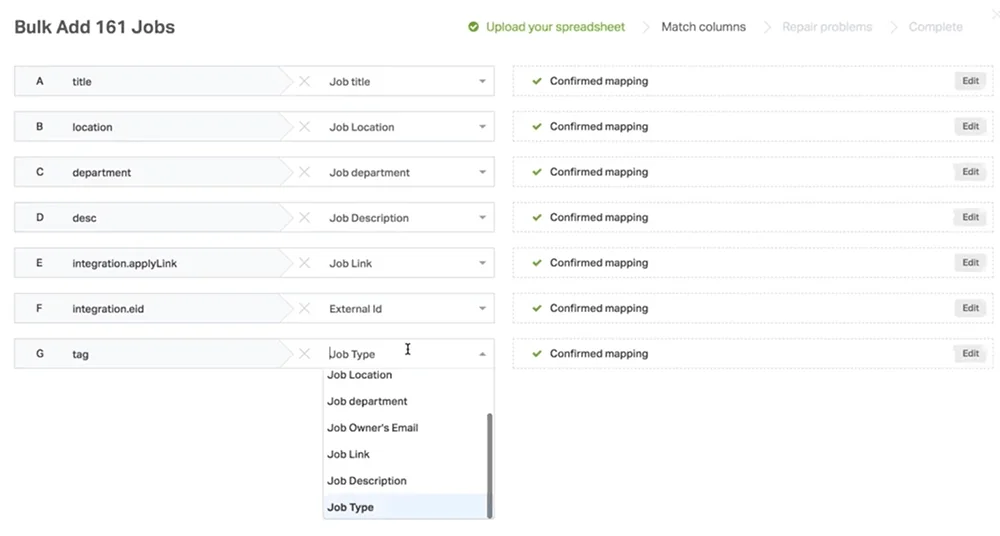Flatfile bulk add UI