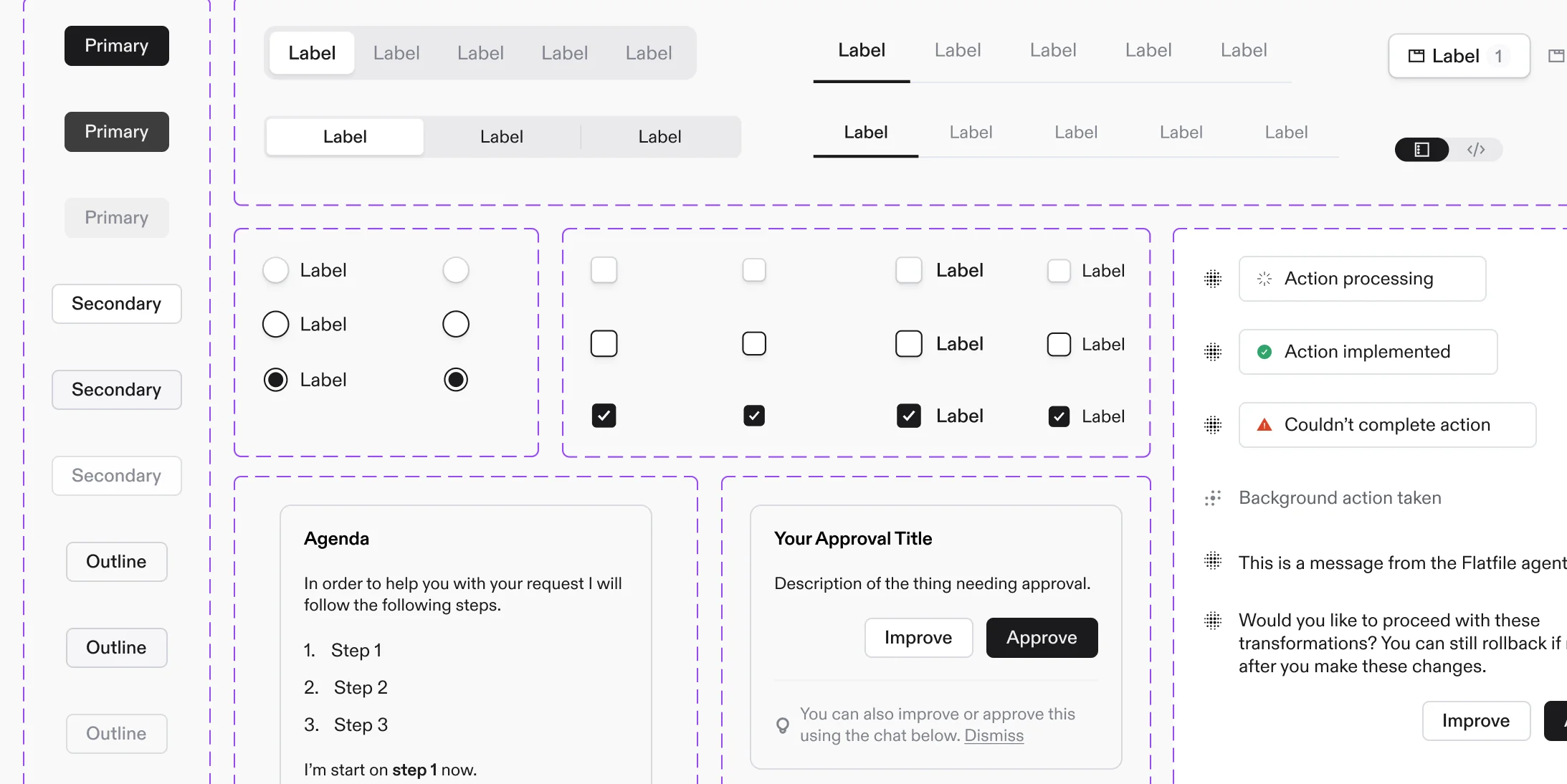 A look at the components built for the new design system