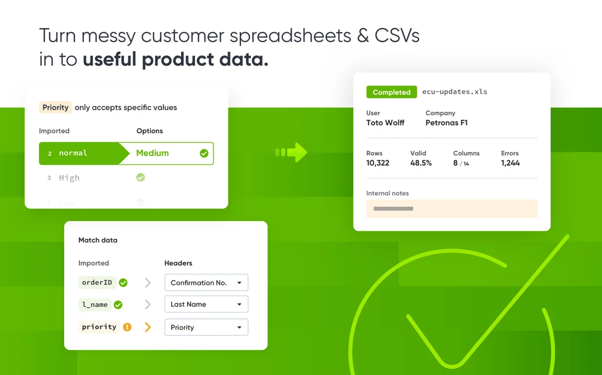 There’s no need to build your data importer from-scratch with Flatfile Portal. (Source: Flatfile)