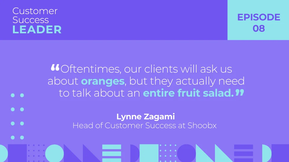 Podcast quote from Lynne Zagami