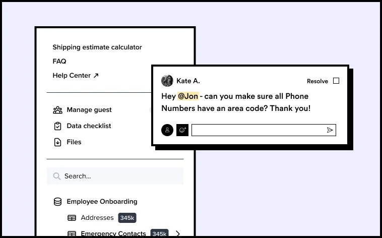 Collaborate on data onboarding projects